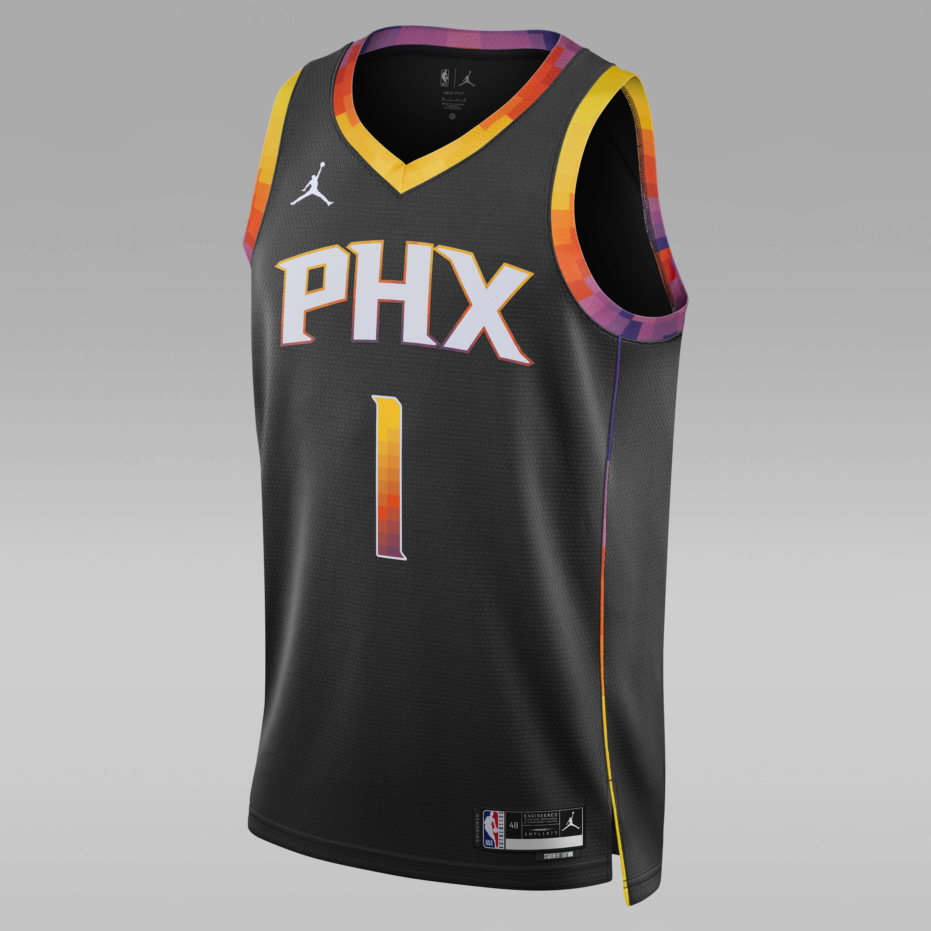 Men's Jordan Brand Devin Booker Orange Phoenix Suns Swingman